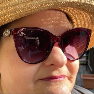 Stunning Tiffany and Co. Plum, Pearl and Sapphire Sunglasses